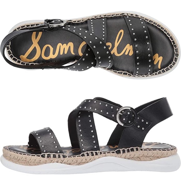 Sam Edelman ‘Janette’ Leather Stud Sandal | 8.5M - Picture 6 of 16